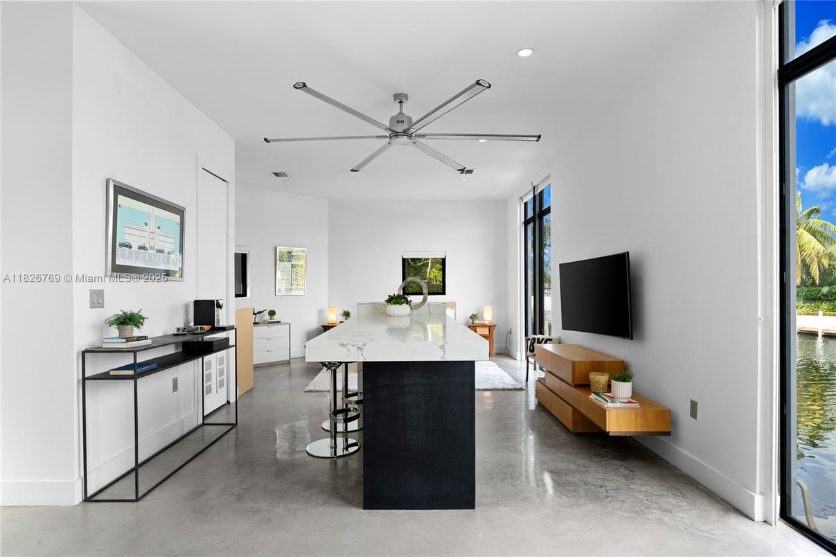 Interior, Living room, Recessed Lighting