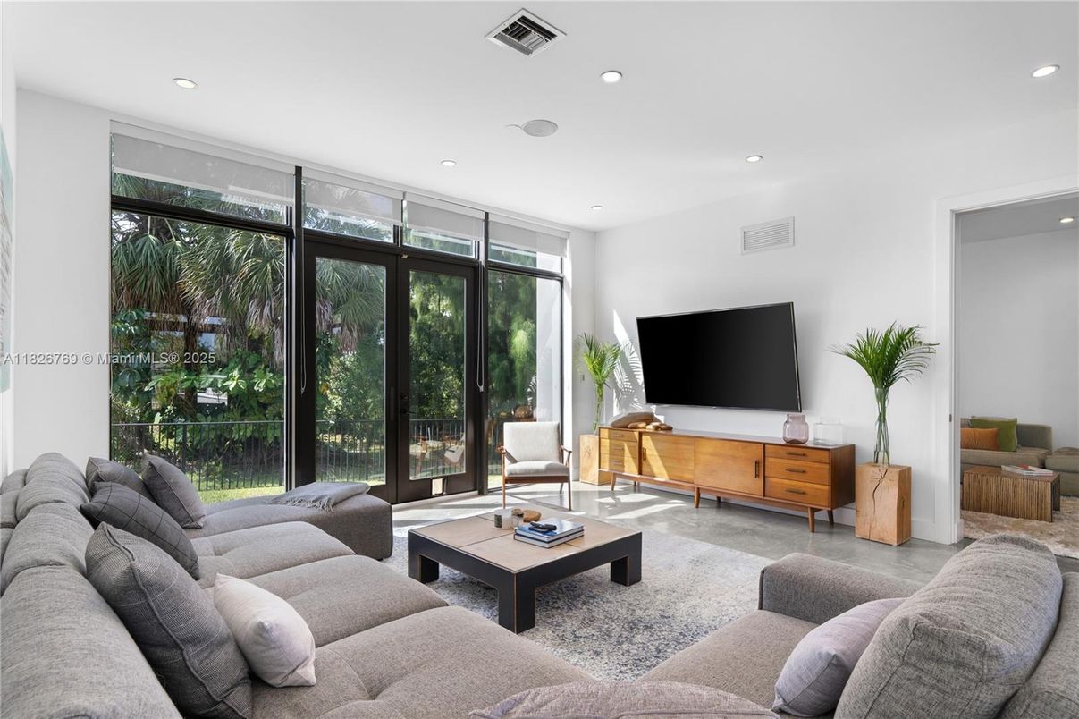 Interior, Living room, Recessed Lighting