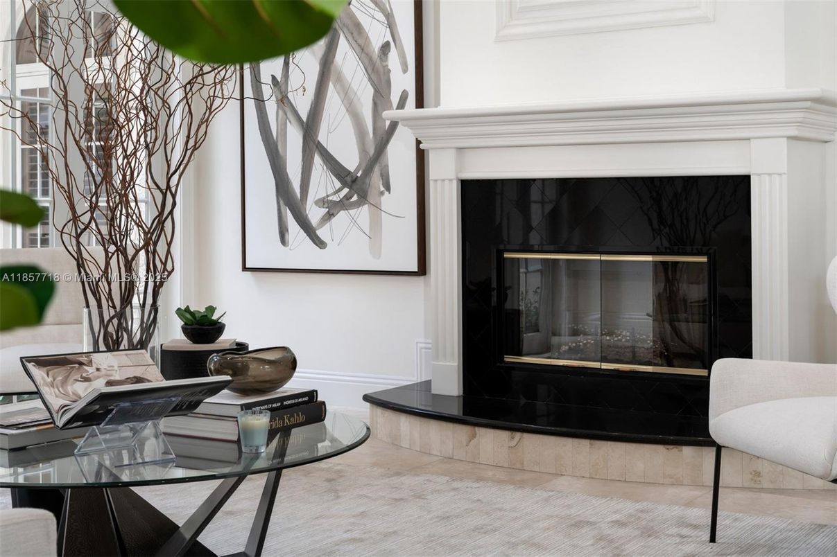 Fireplace, Home Office, Interior