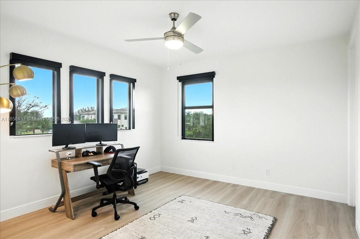 Home Office, Interior, Wood Texture Flooring