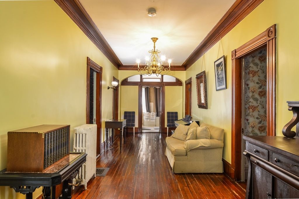 Chandelier, Interior, Wood Texture Flooring