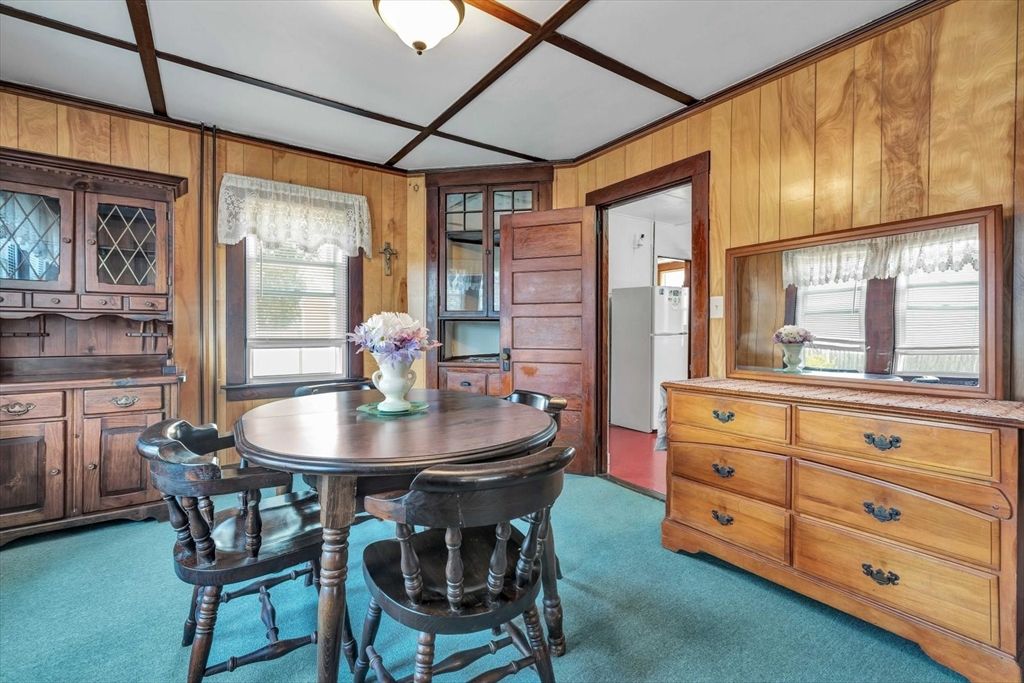 Dining room, Interior, Wooden Walls