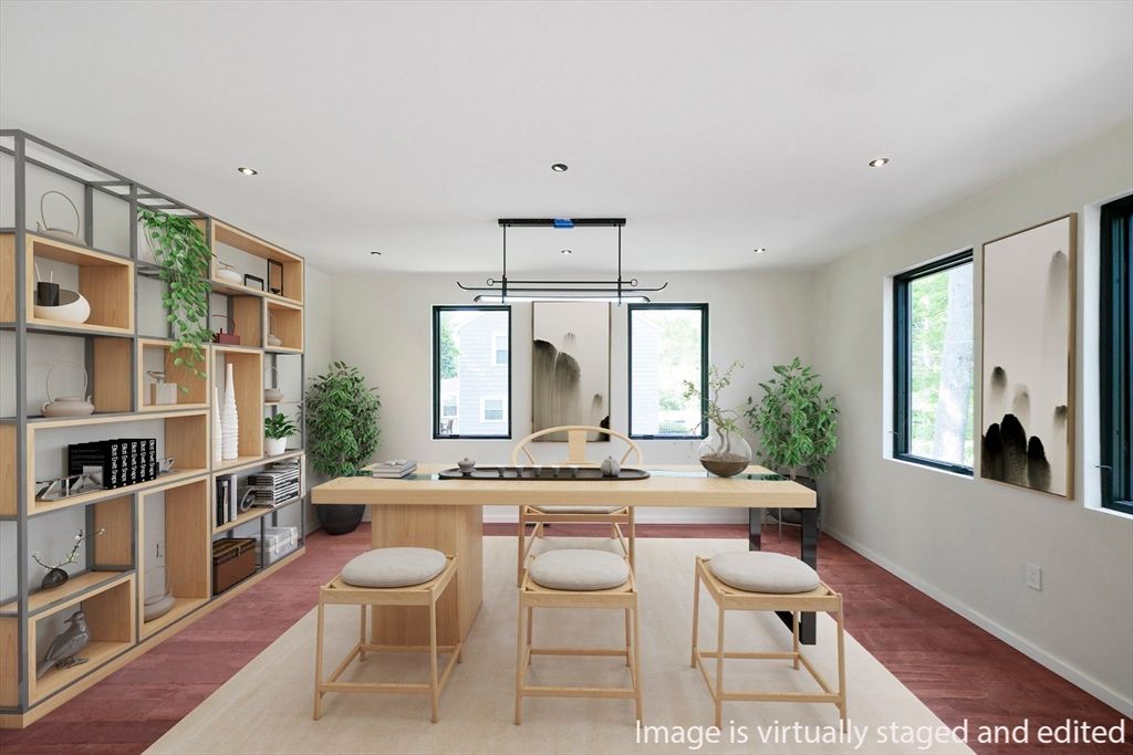 Interior, Recessed Lighting, Wood Texture Flooring