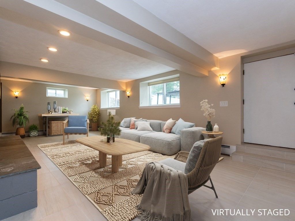 Interior, Living room, Recessed Lighting