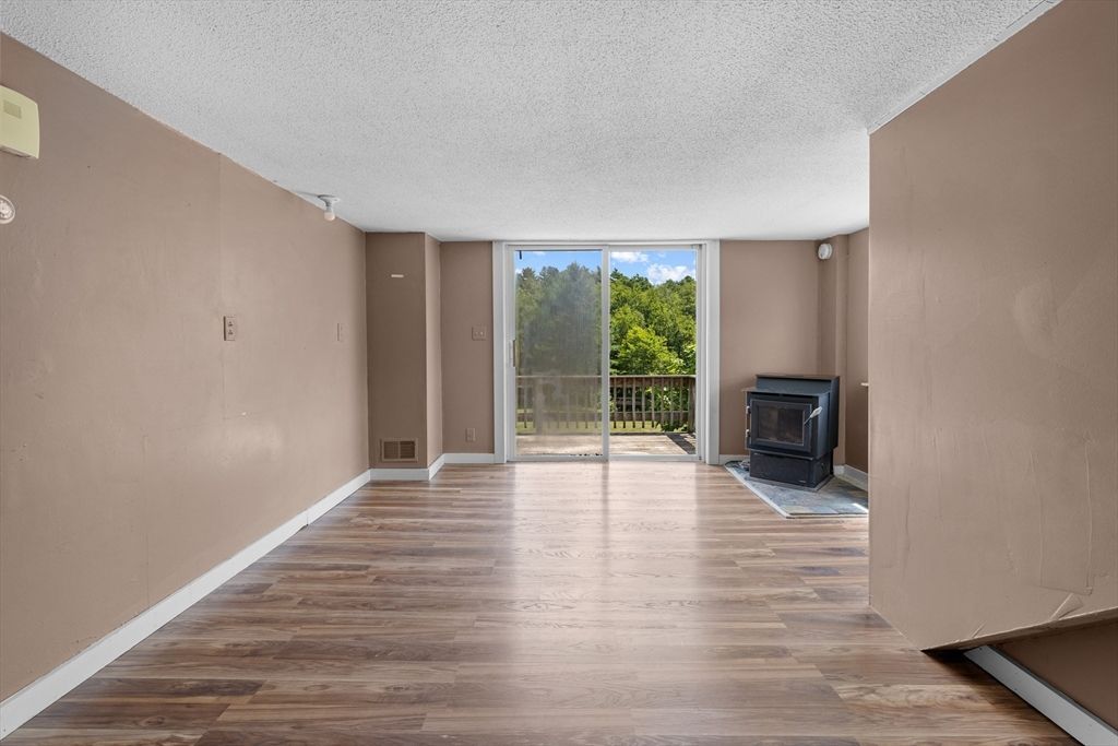 Empty room, Fireplace, Interior, Wood Texture Flooring