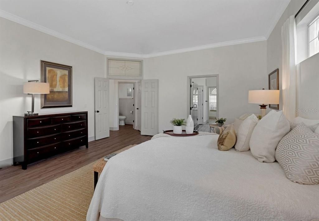 Bedroom, Interior, Wood Texture Flooring