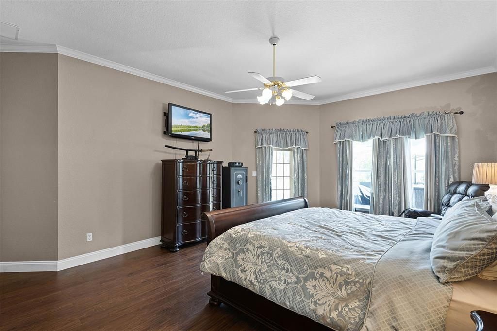 Bedroom, Interior, Wood Texture Flooring