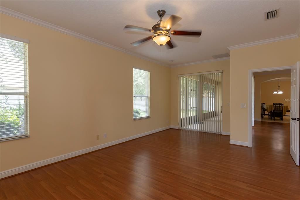 Dining room, Empty room, Interior, Wood Texture Flooring