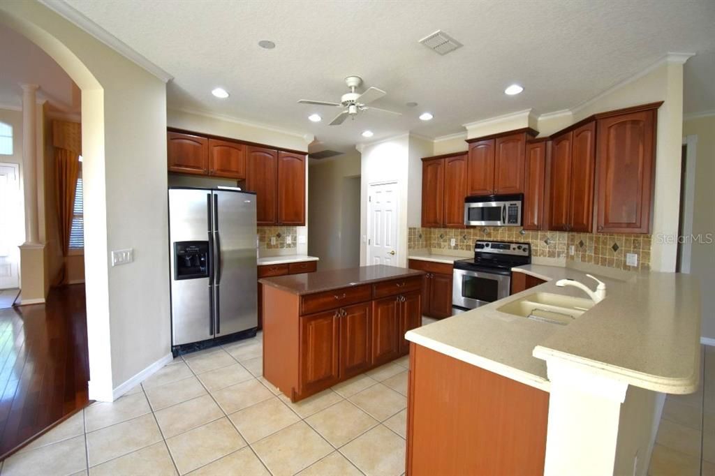 Interior, Kitchen, Recessed Lighting, Stainless Steel Appliances