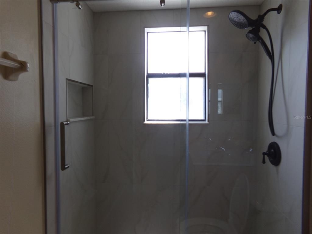 Bathroom, Glass Shower, Interior, Marble Walls