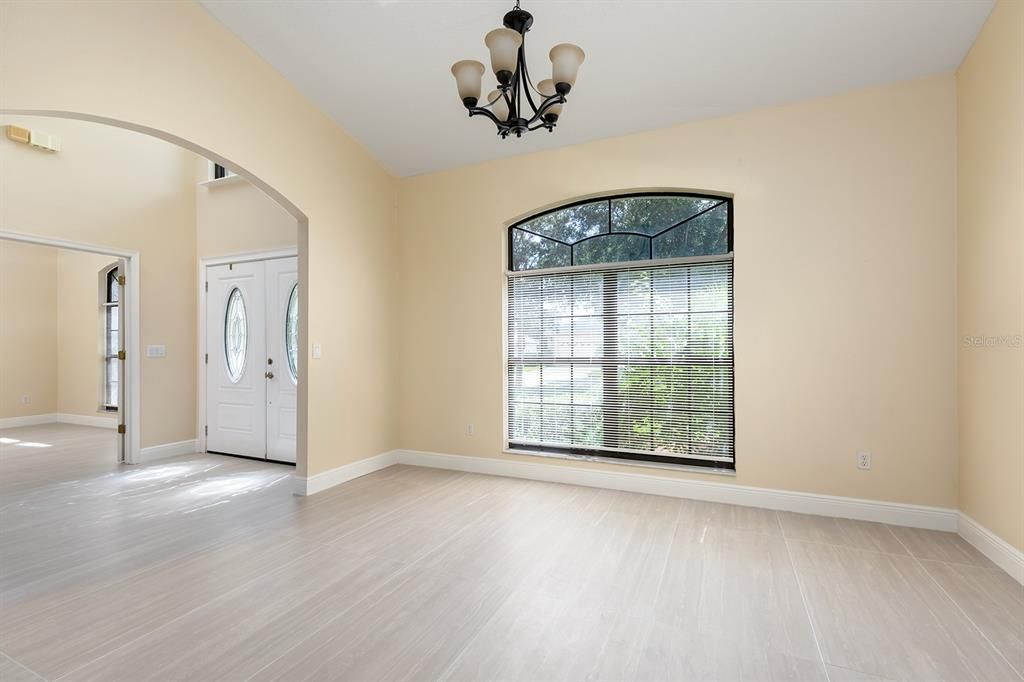 Chandelier, Empty room, Interior, Wood Texture Flooring