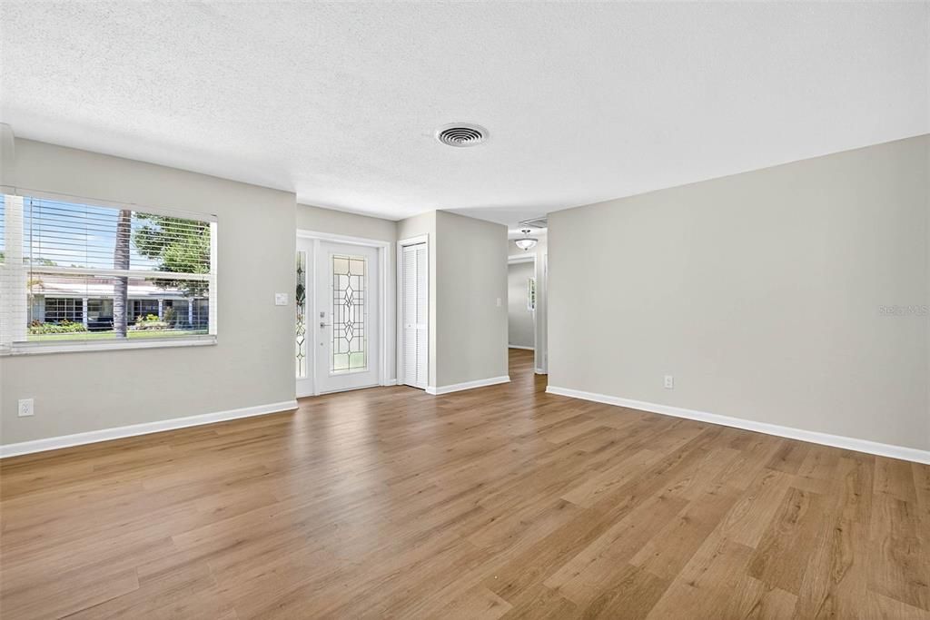 Empty room, Interior, Wood Texture Flooring