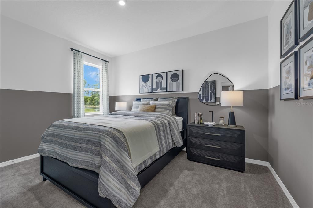 Bedroom, Interior, Recessed Lighting