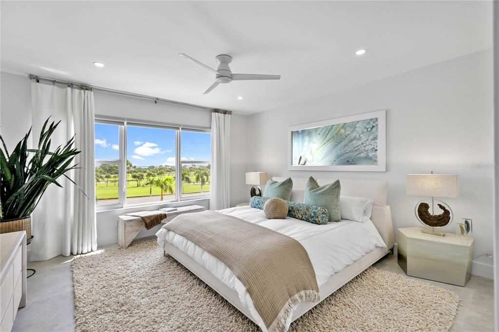 Bedroom, Interior, Recessed Lighting