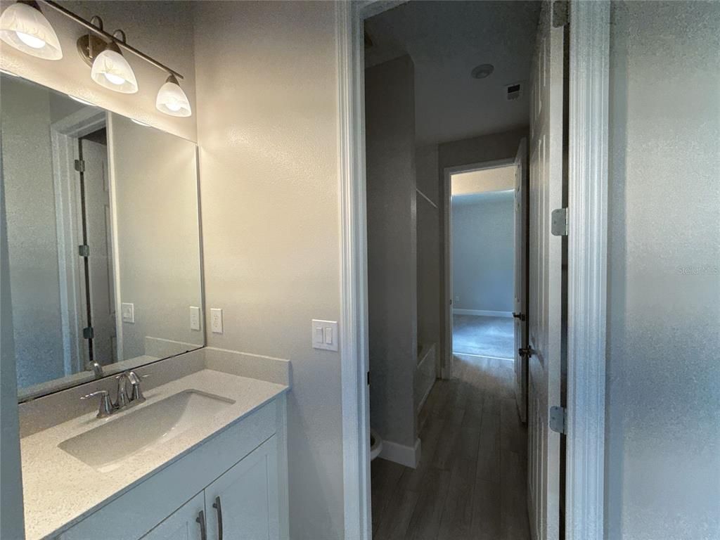 Bathroom, Interior, Wood Texture Flooring