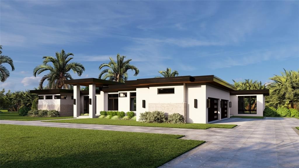 Backyard, Exterior, Facade, Modern