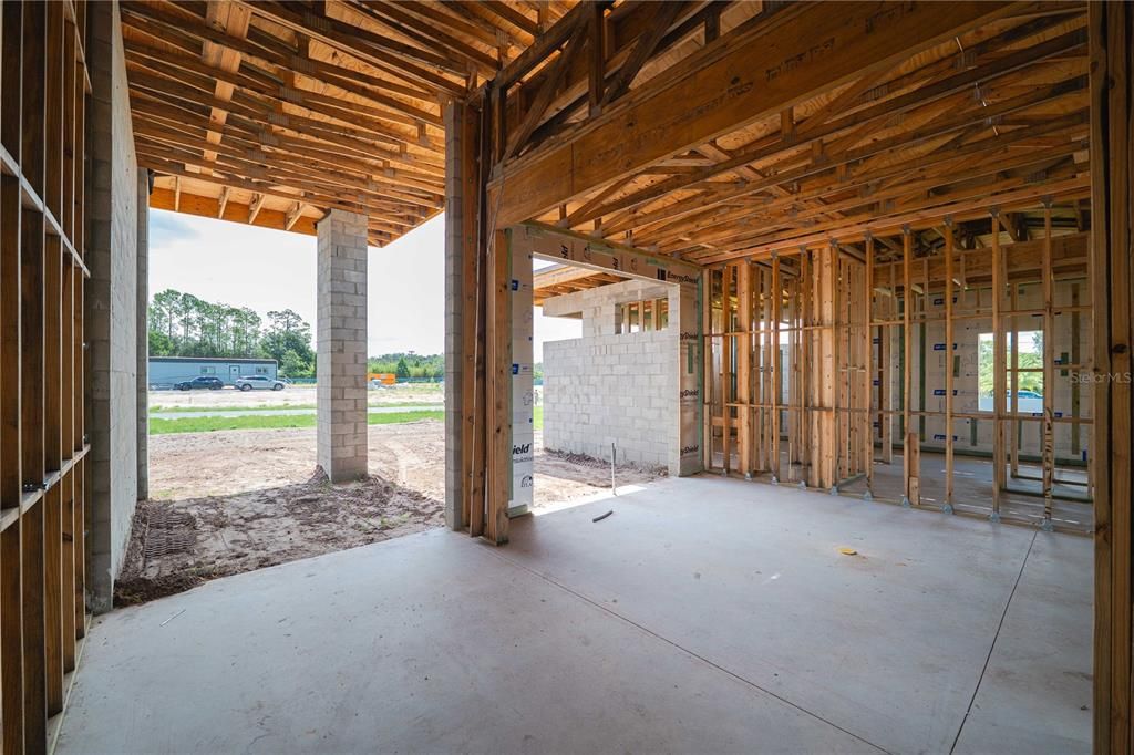 Interior, Wooden Beams