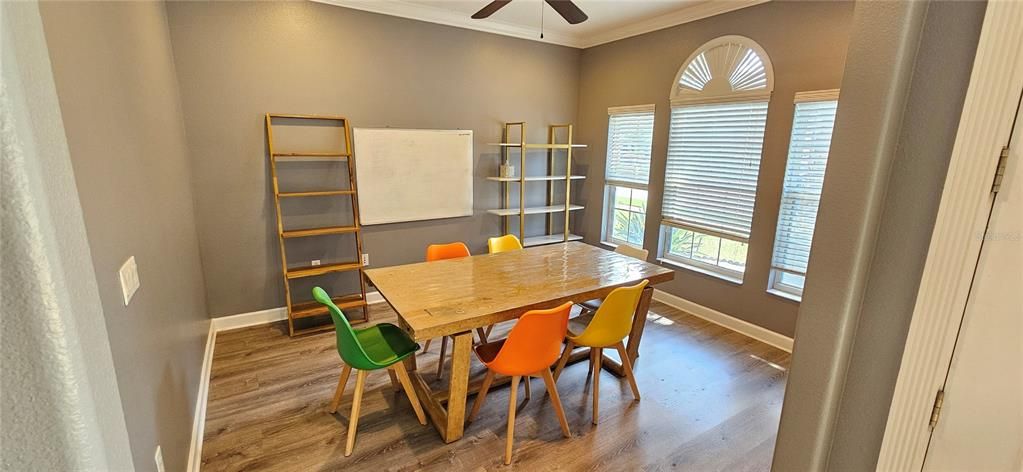 Dining room, Interior, Wood Texture Flooring