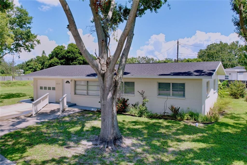Attached, Backyard, Exterior, Facade, Ranch