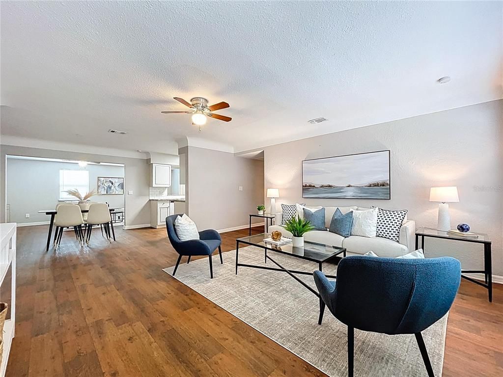 Dining room, Interior, Living room, Wood Texture Flooring