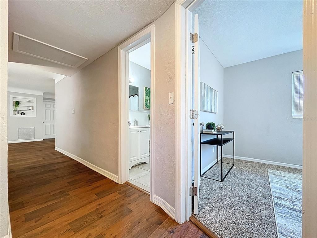 Home Office, Interior, Wood Texture Flooring