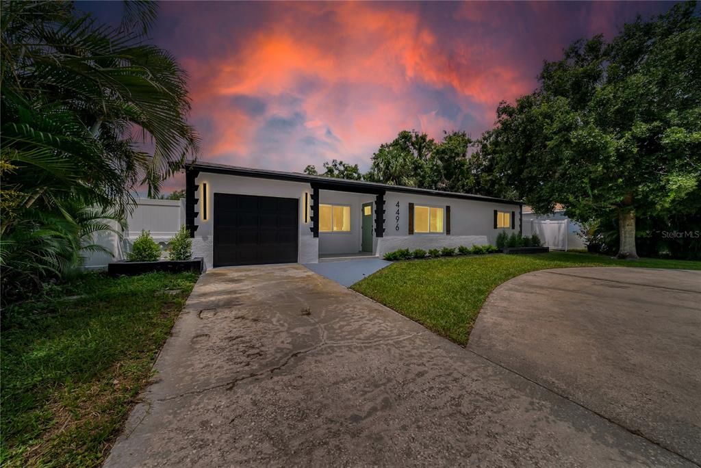 Attached, Backyard, Exterior, Facade, Ranch