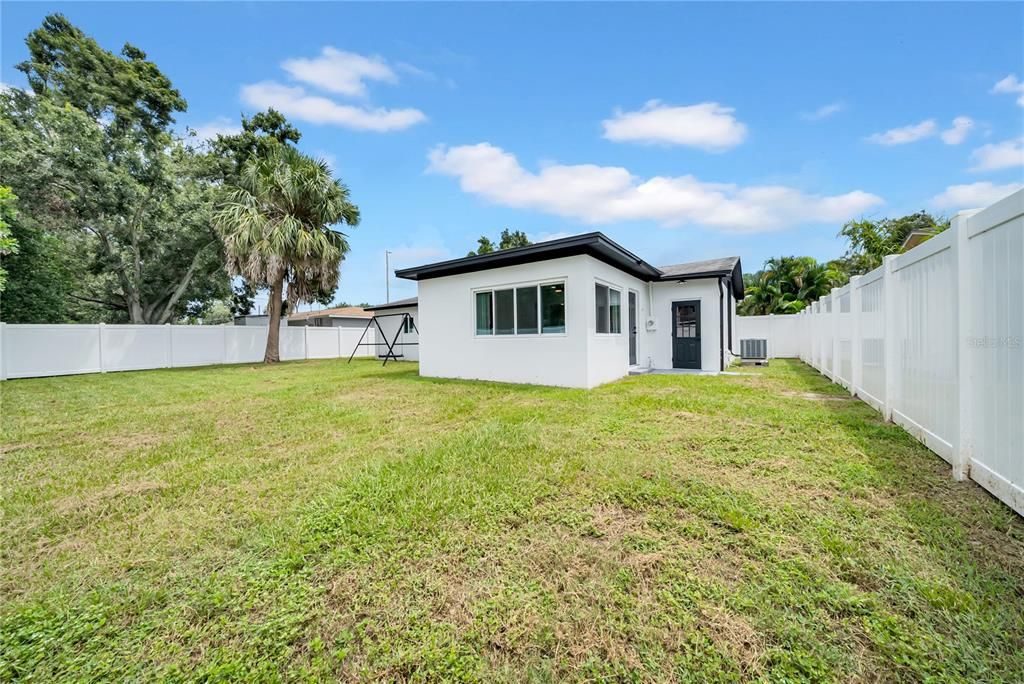 Backyard, Exterior