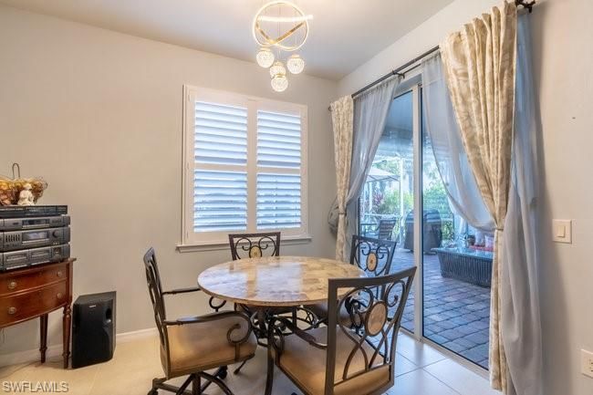 Dining room, Interior, Pendant Lights