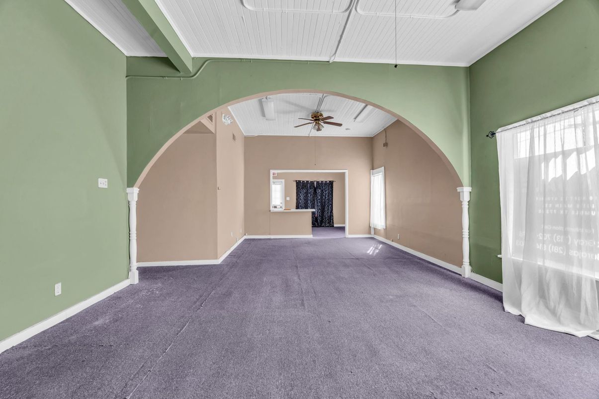Empty room, Fireplace, Interior