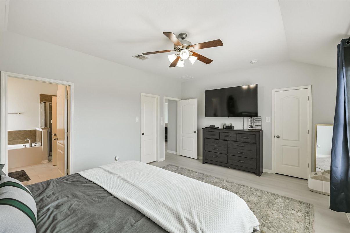 Bedroom, Interior, Wood Texture Flooring