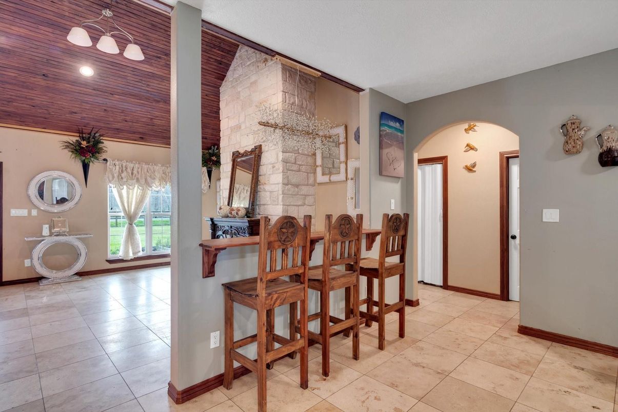 Dining room, Interior, Stone Walls