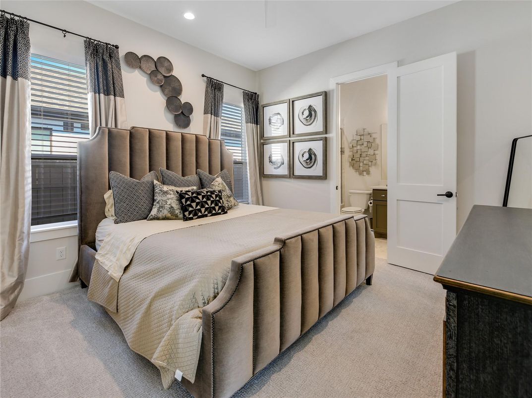 Bedroom, Interior, Recessed Lighting