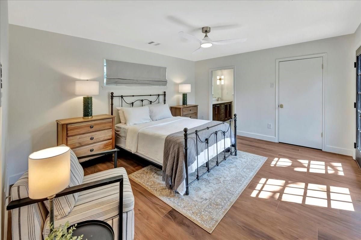 Bedroom, Interior, Wood Texture Flooring