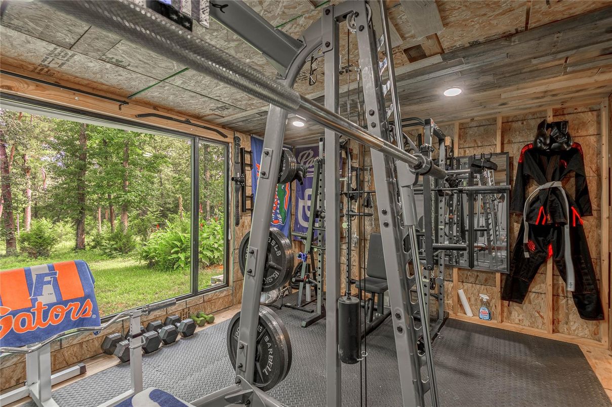 Fitness Equipment, Interior, Recessed Lighting