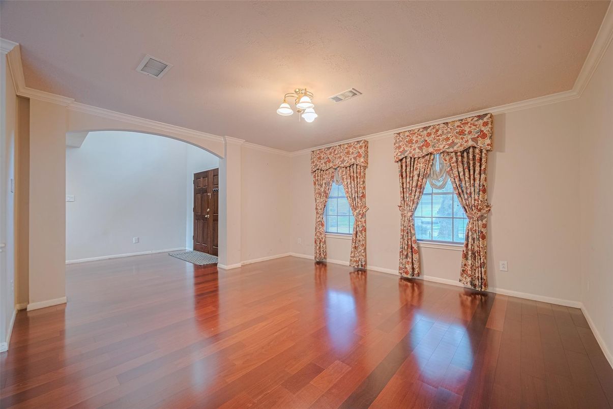 Empty room, Interior, Wood Texture Flooring