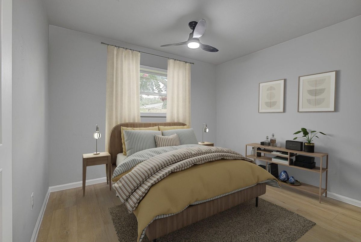 Bedroom, Interior, Wood Texture Flooring