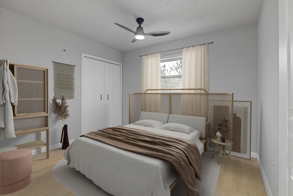 Bedroom, Interior, Wood Texture Flooring