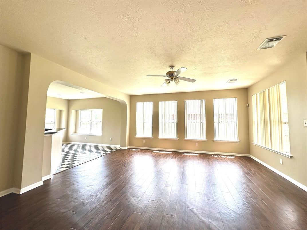 Empty room, Interior, Wood Texture Flooring