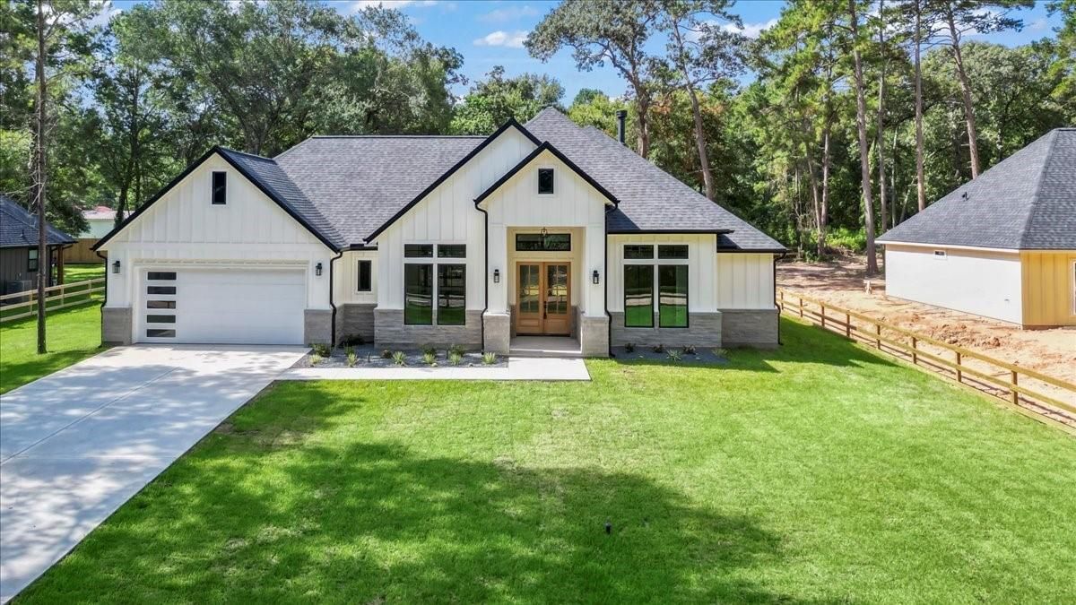 Attached, Backyard, Detached Garage, Exterior, Facade, Farmhouse
