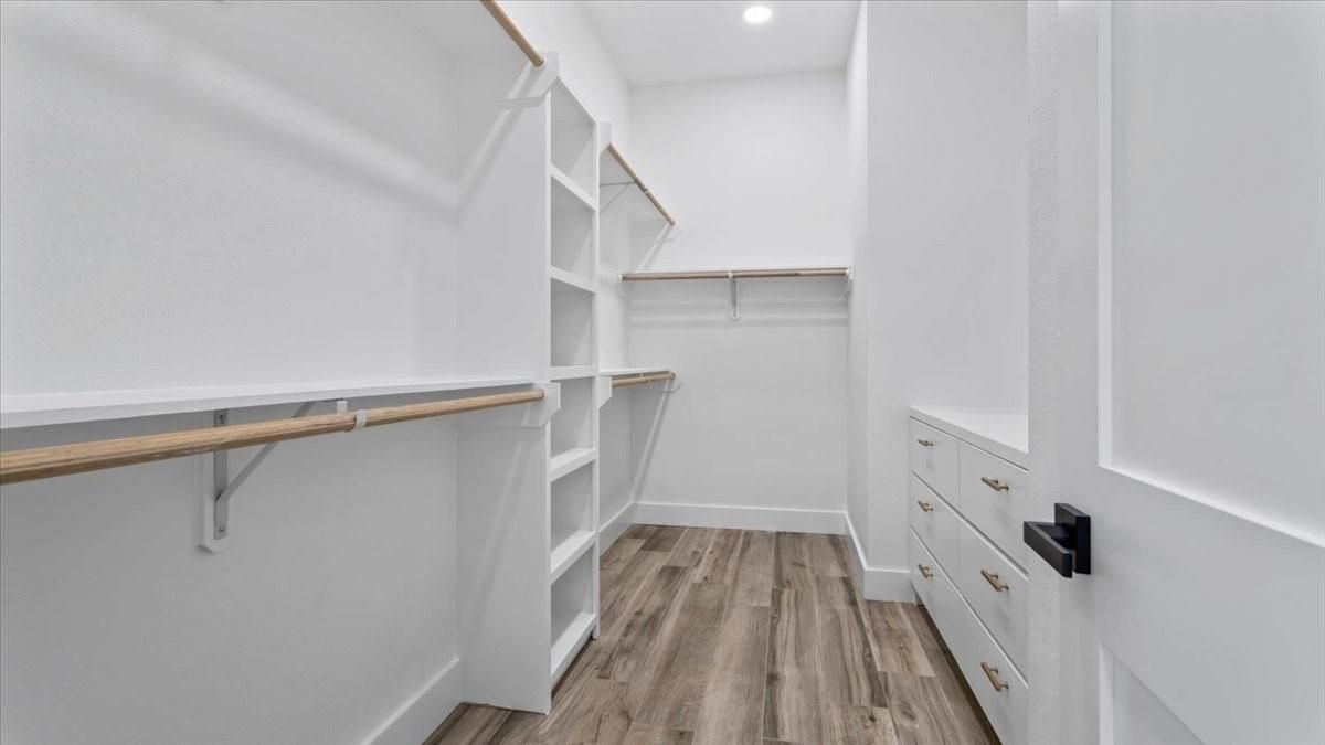 Interior, Recessed Lighting, Walk-in Closets, Wood Texture Flooring