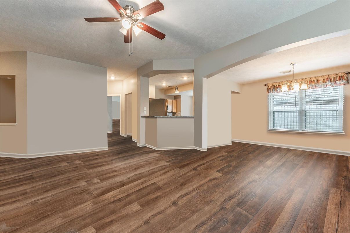 Empty room, Interior, Wood Texture Flooring