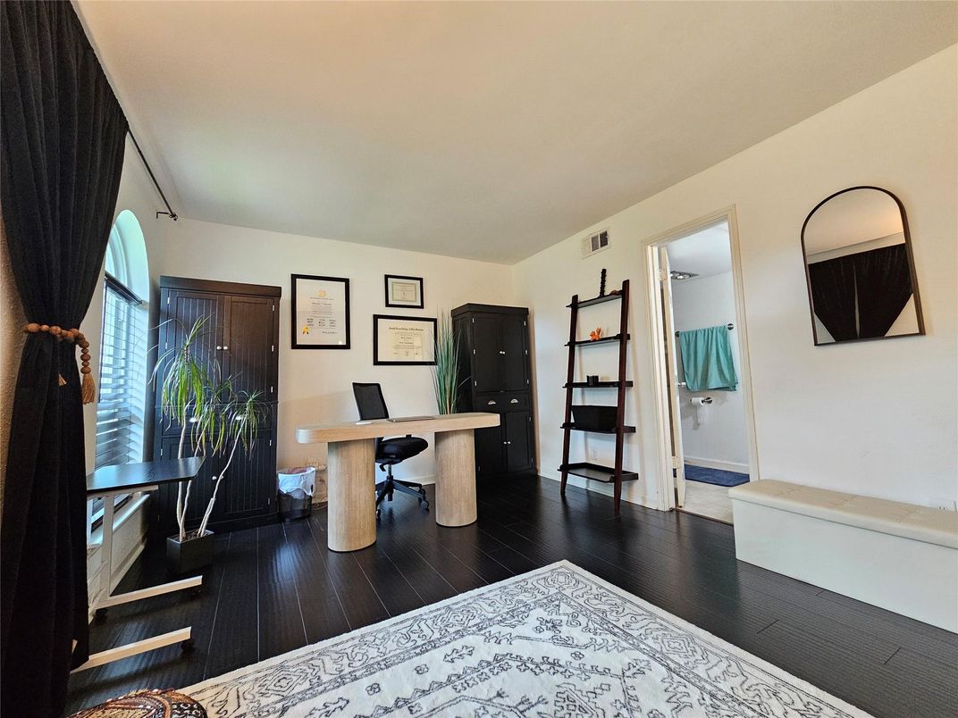 Home Office, Interior, Wood Texture Flooring