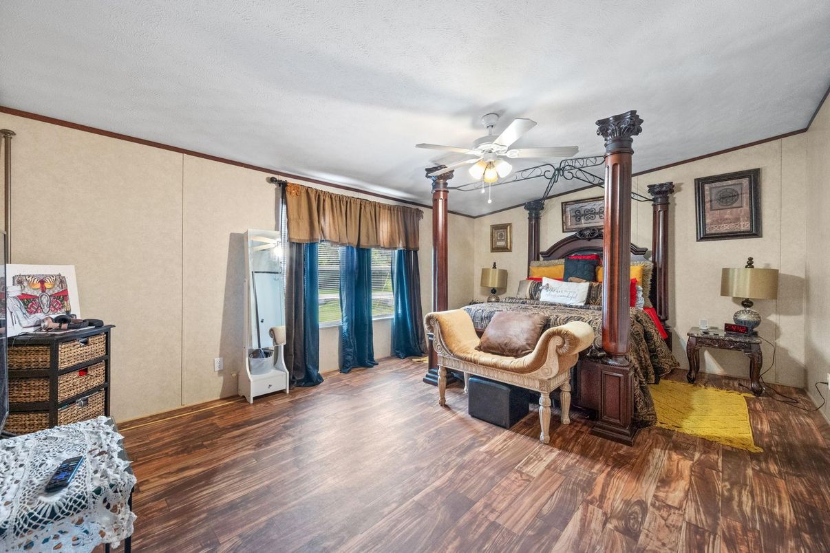 Bedroom, Interior, Wood Texture Flooring