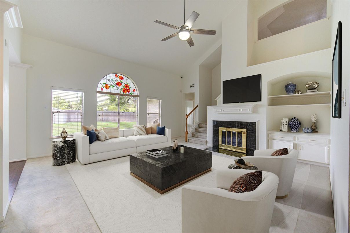 Fireplace, Interior, Living room