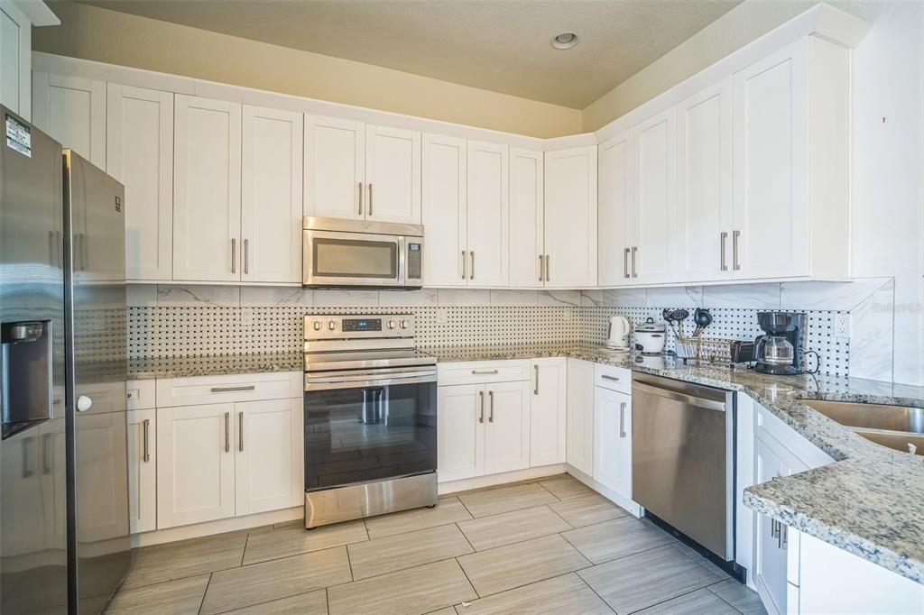 Interior, Kitchen, Recessed Lighting, Stainless Steel Appliances