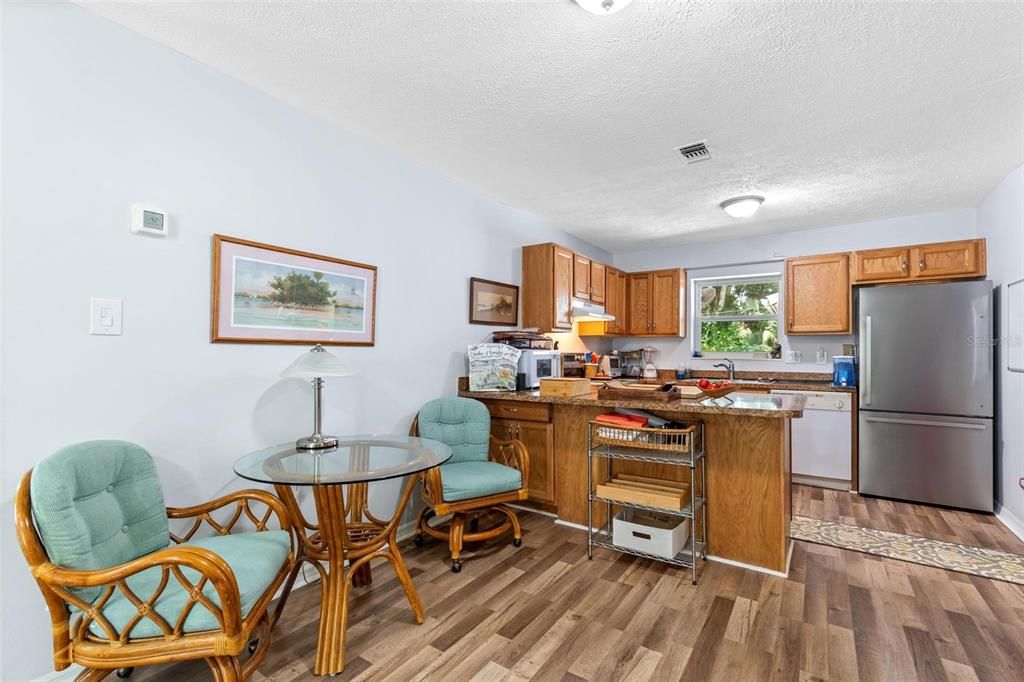 Interior, Kitchen, Wood Texture Flooring