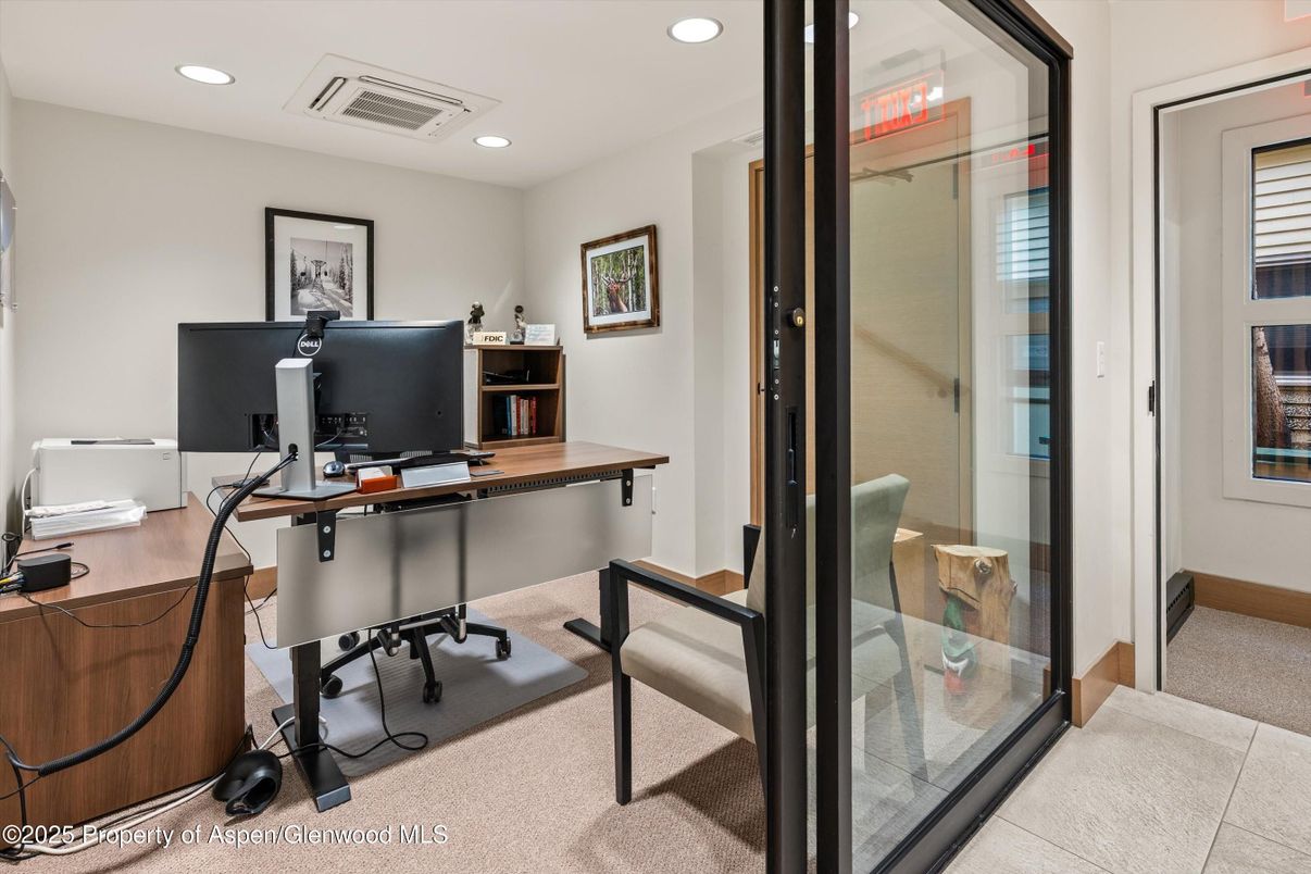 Home Office, Interior, Recessed Lighting