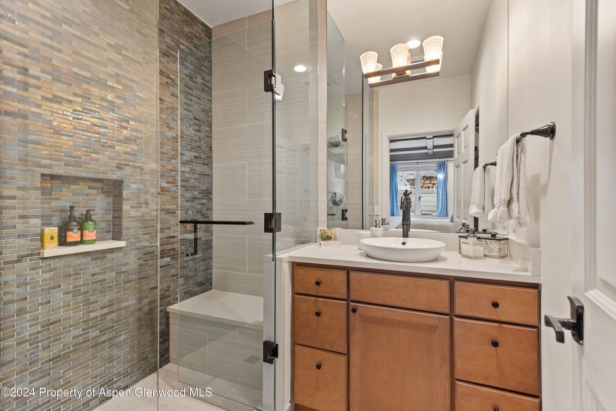 Bathroom, Glass Shower, Interior