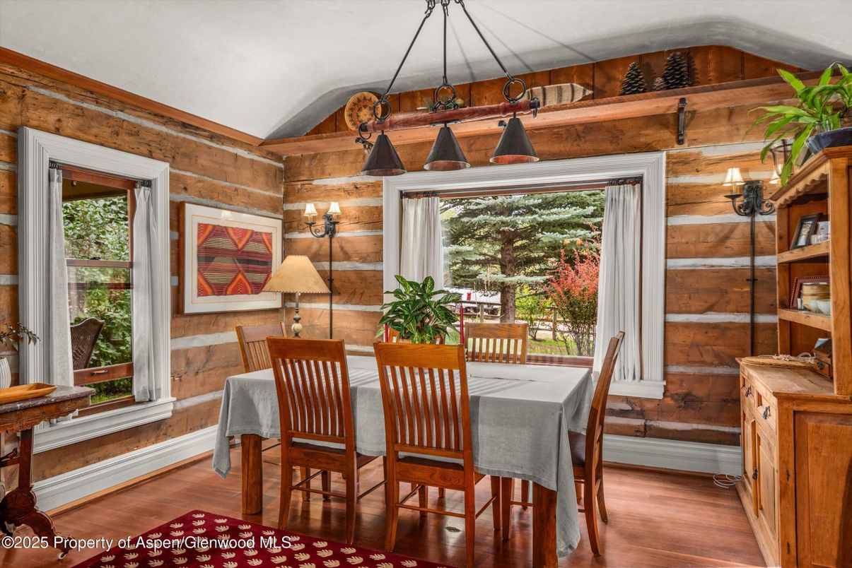 Dining room, Interior, Wood Texture Flooring, Wooden Walls