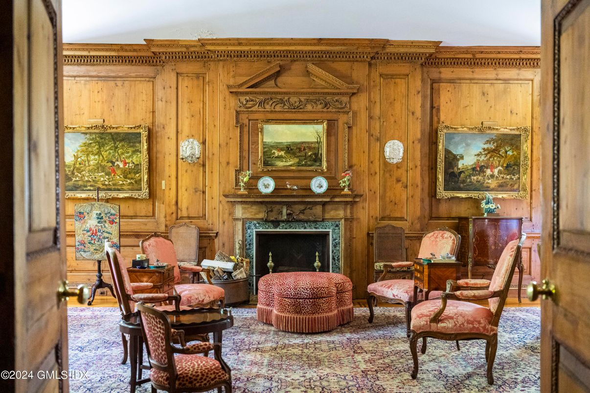 Fireplace, Interior, Wood Texture Flooring, Wooden Walls